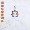Nezha: O Menino Demônio Que Perturba o Mar - Chaveiro de Acrílico Temático de Jogo com Expressões Engraçadas, Pingente Transparente para Mochila, Presente para Colegas
