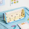 Nuevo Estuche Triangular Transparente, Bolsa de Papelería de Gran Capacidad Específica para Exámenes, Bolsa de Almacenamiento para Estudiantes Simple y Elegante Venta al por Mayor