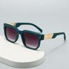 Gafas de Comercio Exterior Nuevo Modelo de Moda Europeo y Americano Pasarela Cuadradas Gafas de Sol de Marco Grande Gafas de Sol de Alta Gama para Hombre