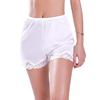 Shorts femininos de verão para lazer e férias, com renda e costura de seda, para fornecimento de comércio exterior europeu e americano