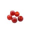 Ágata roja natural de cinco colores, cuentas con agujeros grandes, cuentas sueltas, venta al por mayor, pulsera de cuerda roja tejida a mano, cuentas espaciadoras, joyería Wenwan