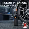 Inflador de Neumáticos para Coche, Inflador Eléctrico con Pantalla Digital Inteligente, Inflador de Neumáticos Inalámbrico Portátil Recargable, Venta Caliente Transfronteriza