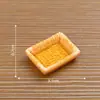 Miniatura creativa de paisaje simulación de pollo y elefante juego de té, juguete de comida decoración DIY, accesorios colgantes, adornos de mesa en miniatura