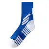 Calcetines deportivos profesionales de media pantorrilla para hombre, engrosados, antideslizantes, con planta de rizo, para entrenamiento práctico de baloncesto y correr