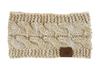 Comercio exterior Accesorios para el cabello europeos y americanos Banda para el cabello de lana diadema deportiva de otoño e invierno para mujer Orejeras cálidas Diadema tejida 21 colores