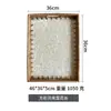 Bandeja de cáscara de ratán vietnamita, bandeja rectangular para frutas, cesta de ratán, cesta tejida para el desayuno, cesta de pan estilo japonés, cesta de bocadillos