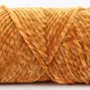 Hilo de chenilla brillante de tres cabos para tejer a crochet zapatos, hilo de lana grueso para tejer suéteres, bufandas y sombreros