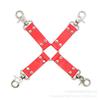 Accesorios sexys para atar manos y pies puño trasero invertido manos y pies sexys atando cruz de cuero Gancho suministros para parejas
