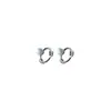 Nalan plata s925 color ópalo sintético cuentas redondas hebilla de oreja anillo de hueso de oreja joyería para el oído G8929
