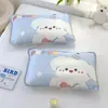 Fundas de almohada de seda de hielo para niños de verano, un par de fundas de almohada frescas para el verano, 30x50 cm, fundas de almohada para bebés de jardín de infantes