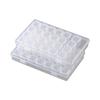 Caixa de Armazenamento para Pintura de Diamante com 28 Compartimentos, Mini Caixa Transparente de Plástico Destacável para Ponto Cruz de Diamante, Caixa de Armazenamento para Ferramentas de Nail Art