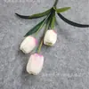 Fabricante mayorista de tulipanes para proyectos de bodas y hoteles, decoraciones de bodas, flores de seda para exteriores, ramos artificiales de tulipanes de 3 cabezas