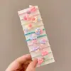 Ligas para el Cabello Lindas para Niñas 2026 Nuevo Estilo Bandas para el Cabello de Niñas Anillos Pequeños para el Cabello Bebé Alta Elasticidad Ligas que No Dañan el Cabello