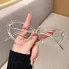 Gafas Retro Cat-Eye de Prescripción con Protección Avanzada contra la Luz Azul, Adecuadas para Estudiantes, Se Pueden Personalizar con Lentes de Prescripción, Aspecto Natural, Adelgazan el Rostro, Gafas Sin Graduación