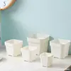 Suprimentos de Jardinagem Vaso de Flores de Plástico Jardim de Varanda Vaso de Flores de Canto Arredondado Vaso Espessado Fosco para Plantas Vaso Quadrado Vaso Quadrado para Suculentas