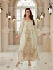 NT03 Nueva Impresión Transfronteriza Perforación en Caliente Elegante Bata Larga Vestido Floral Talla Extra Ropa para Mujer Malla Jacquard Bata Larga
