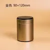 Mini Lata de Té Verde/Té Negro Portátil Pequeña Lata de Té de Hierro Lata de Metal Lata para Empaque de Té de Flores