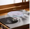Enfeites de Bolsa Abençoada com Folha de Ouro de Cristal 3D Artesanato de Cornucópia e Cabaça Decorações para Casa e Escritório Presente de Inauguração