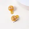 Colgante de calabaza con borla dorada chapada en cobre, pulsera DIY, collar, joyería, accesorios, accesorios para horquilla estilo chino cheongsam