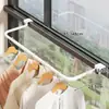 Perchero para ropa de dormitorio para estudiantes universitarios, colgador de ropa para litera superior, herramienta de almacenamiento de ropa junto a la cama, tendedero para ropa para literas