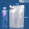 Bolsa de Aluminio Auto-Soportante con Boquilla para Empaque de Condimentos Líquidos para Llevar, Bolsa para Sopa, Leche de Soya, Bebida, Salsa, Bolsa para Empaque de Líquidos