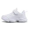 Zapatos Infantiles Estilo Cuatro Estaciones Niños Niñas Zapatos Blancos Zapatos de Campus Estilo Coreano Estudiantes de Primaria Zapatos para Correr Zapatos para Niños Medianos y Grandes Venta al por Mayor