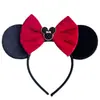 Tiara Transfronteiriça Nova Tema Mickey, Laço de Lantejoulas Novo Mickey Transfronteiriço, Acessório de Cabelo Decorativo Infantil para Brincar