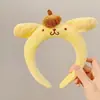 Diadema de Felpa para Niñas Sanrio Melody Gui Dog Lavar la Cara Borde Ancho No se Inclina Linda Diadema para la Cabeza de Dibujos Animados