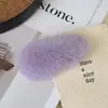 Lindos Pasadores de Pelo Peludos Estilo Ins Coreano Pasadores de Pelo de Felpa Pasadores Grandes de Pelo de Felpa Peludos Accesorios de Pasadores de Pelo Bb de Pelo