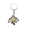 Chaveiro Personalizado de Caveira Borracha Macia de PVC Desenho Animado Chaveiro de Halloween Pingente de Bolsa Atacado Transfronteiriço em Estoque