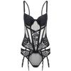 Lingerie sexy feminina preta sexy pijamas modeladores femininos body modelador apertado