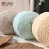 Flor barroca hilo de cáñamo suéter de punto de verano chal hilo de lino tipo pastel hilo degradado para manta ovillo de hilo para manualidades