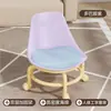 Carro Giratorio Estilo Crema Dopamina Taburete Bajo Rodillo Taburete Bajo Taburete Móvil Silla Andador Minimalista Moderno Silencioso