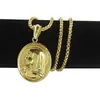 Venta directa de collares de joyería de fábrica Accesorios de colgante de collar de moda aleación europea y americana colgante Avatar