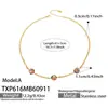 Set de joyería de acero inoxidable estilo lujo transfronterizo europeo y americano con circonita cúbica de colores en forma de esfera, incluyendo un brazalete, un collar y unos pendientes