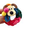 Elástico de Cabelo com Bola Feminino Novo Estilo 2024 Elástico de Cabelo Trançado Anel de Cabelo de Toalha Feminino Elástico Alto Durável Tira para Prender o Cabelo Acessório de Cabeça