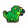 Dinossauro Verde PVC Macio Patch Case de Celular Decoração Boneca Acessórios Planos Acessórios para Joias DIY Atacado