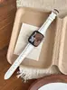 Correa de cuero lacado, ajustada, para Apple Watch Series 12, 11, 10 SE y Ultra