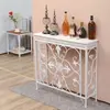 Mesa consola de entrada estilo europeo, Aparador estilo americano, Gabinete lateral de pared, Estante decorativo para radiador de arte en hierro, Cubierta
