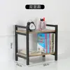 Estante de exhibición multicapa, estantería de almacenamiento acero-madera, venta especial de liquidación, estante de exhibición de almacenamiento para supermercado, estantería ajustable