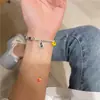 Pulsera de Flores de la Suerte de Verano con Cuentas de Colores Nuevo Estilo 2022 Novia Simple ins Pulsera de Cuentas Versátil