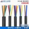 Cable de Núcleo de Cobre en Stock Cable Recubierto Rvv2 3 4 Conductores*1 1.5 2.5 4 Cuadrados Cable de Control de Potencia Impermeable