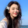 Pinza para el Cabello de Estrella de Mar Amarilla para Mujer 2026 Nuevo Estilo Pinza para Flequillo Lateral Estilo Vacaciones de Verano en la Costa Pinza de Pato Pasador Accesorio para el Cabello
