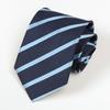 Azul Negocios Trabajo Profesional Traje Camisa Hombre Formal Rojo Atado a Mano Rayado Boda Novio