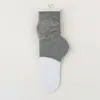 Calcetines de media caña para mujer para primavera y verano, Calcetines Miu Style de burbujas sin dedos, Calcetines finos transpirables de estilo dulce para mujer