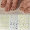 Belleza Total Transfronteriza Arte de Uñas Pegatinas 3D Ins Estrella Dorada y Plateada Estrella de Cinco Puntas Pegatinas para Uñas
