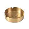 Cinzeiro de Aço Inoxidável Espessado à Prova de Vento Cinzeiro de Metal para Presente Venda Direta da Fábrica Cinzeiro com Logo Publicitário para Lan House