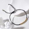 Nova pulseira de moda minimalista feita à mão com contas douradas CCB pulseira feminina com contas adequada para presente de namoradas