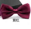 Pajaritas Prehechas para Hombre, Color Sólido Brillante Casual Adulto, Varios Pajaritas de Boda Multicolor, Venta al por Mayor de Fábrica