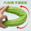 Juguete de Berenjena Grande Modelo de Fruta Vegetal Falsa Biónica Arreglo de Escena Adorno de Cocina Accesorio de Fotografía Vegetal de Imitación